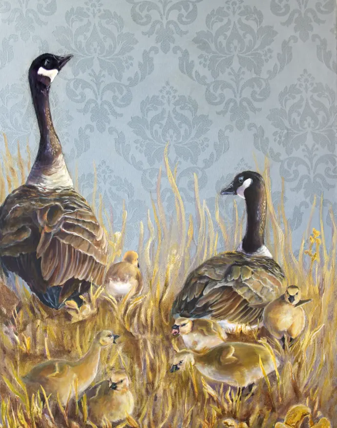 "First time Parents" 48 x 36"